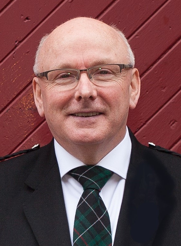 Iain Macaulay in his Lieutenant's uniform